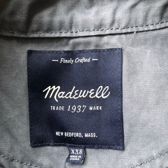 Madewell Fleet Utility Jacket XXSmall Blue Grey - Picture 14 of 16